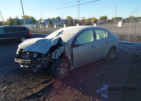 2010 Nissan Sentra 2.0 from USA, damaged, VIN 3N1AB6AP3AL640255